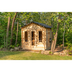 Canadian Timber Georgian Cabin Sauna w/ Change Room - Wood Burning