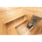 Canadian Timber Georgian Cabin Sauna w/ Change Room - Wood Burning