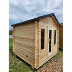 Canadian Timber Georgian Cabin Sauna - Electric Heater