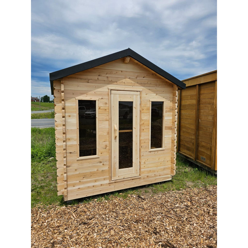 Canadian Timber Georgian Cabin Sauna - Electric Heater