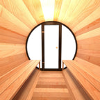 Calore Cedar Barrel Mini Sauna
